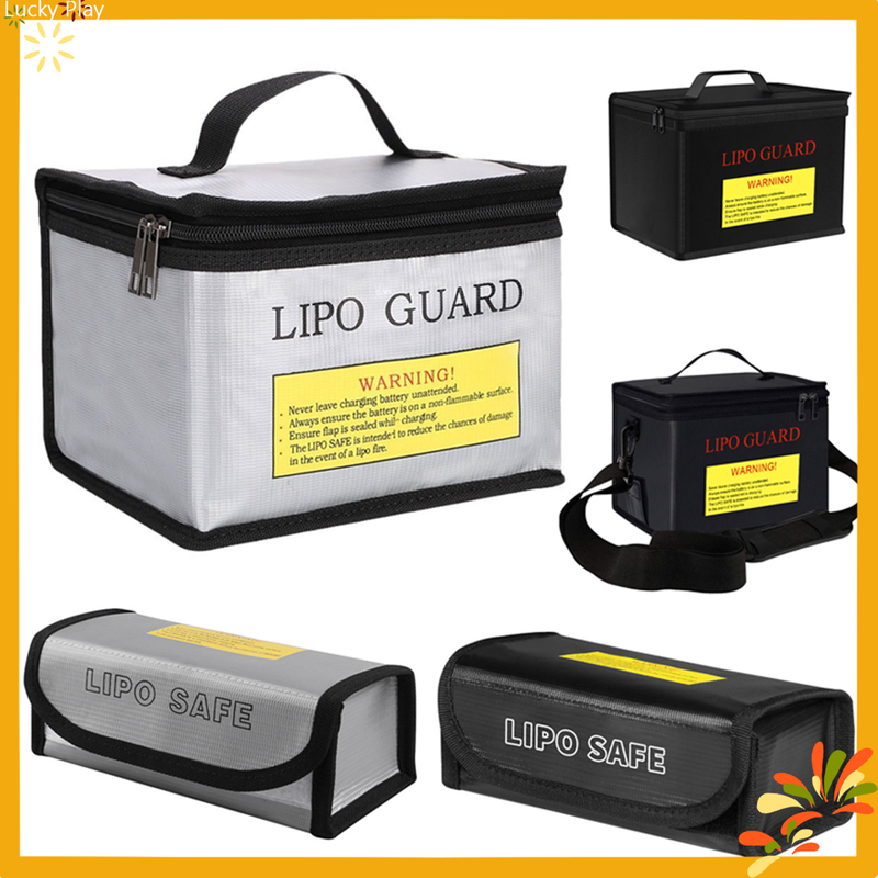 Drone Racing Battery - กระเป๋าป้องกันแบตเตอรี่ลิเธียม ป้องกันไฟ ป้องกันการระเบิด พกพาสะดวก สำหรับแบตเตอรี่รถแข่งโดรน RC