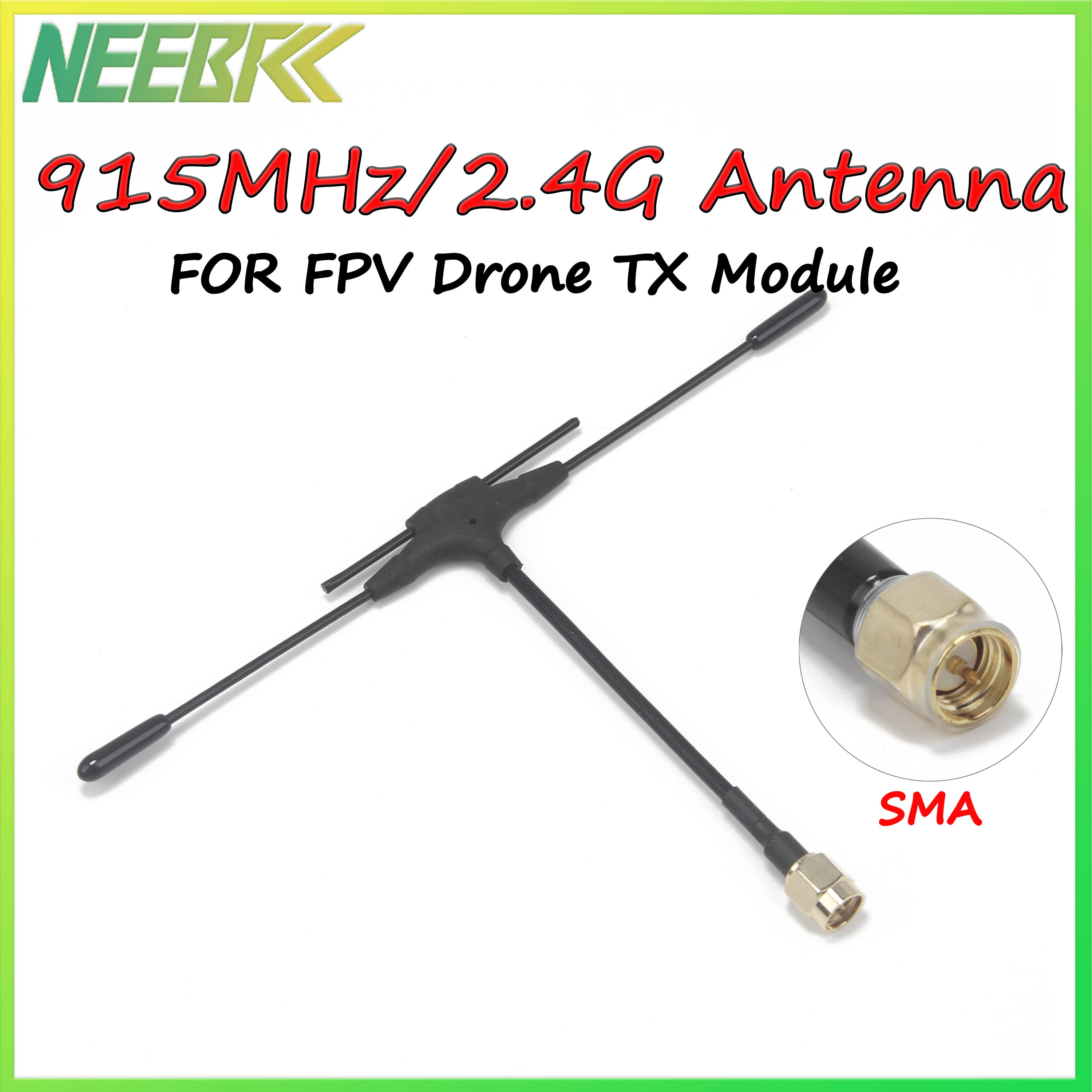 Drone Racing Antenna - โมดูลส่งสัญญาณ NEEBRC 915M 2.4G พร้อมเสาอากาศแบบคู่ความถี่ 80