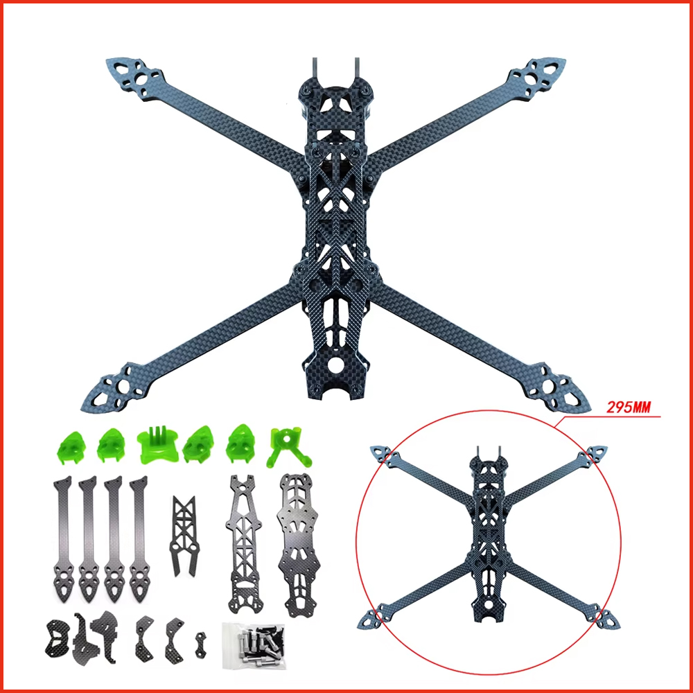 Drone Racing Frame - 1ชิ้นเครื่องหมาย Mark4 4 HD 7นิ้ว295มม. 3K