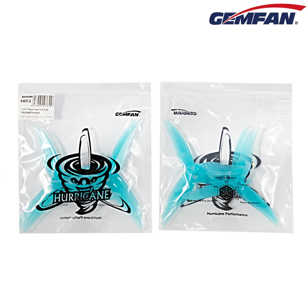 Drone Racing Propeller - ใบพัด Gemfan JB Hurricane 51477 แบบ