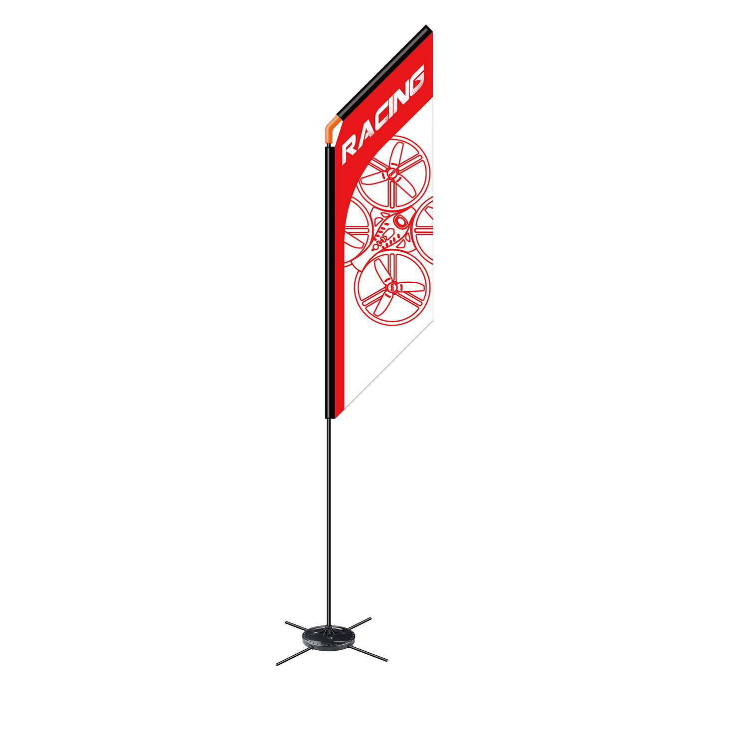 Drone Racing Flag - โดรน FPV Racer Flag Drone Quad