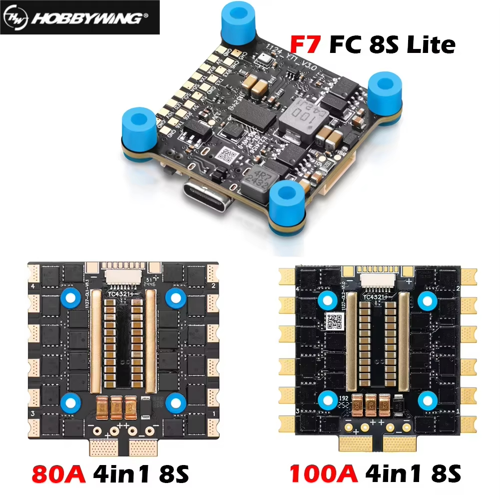 Drone Racing Flight Controller - HobbyWing XRotor 80A 100A 4in1 8S
