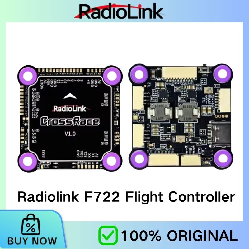 Drone Racing Flight Controller - Radiolink F722 ชุดควบคุมการบินสำหรับแข่งขัน | โอเพ่นซอร์ส เบต้าฟลายท์