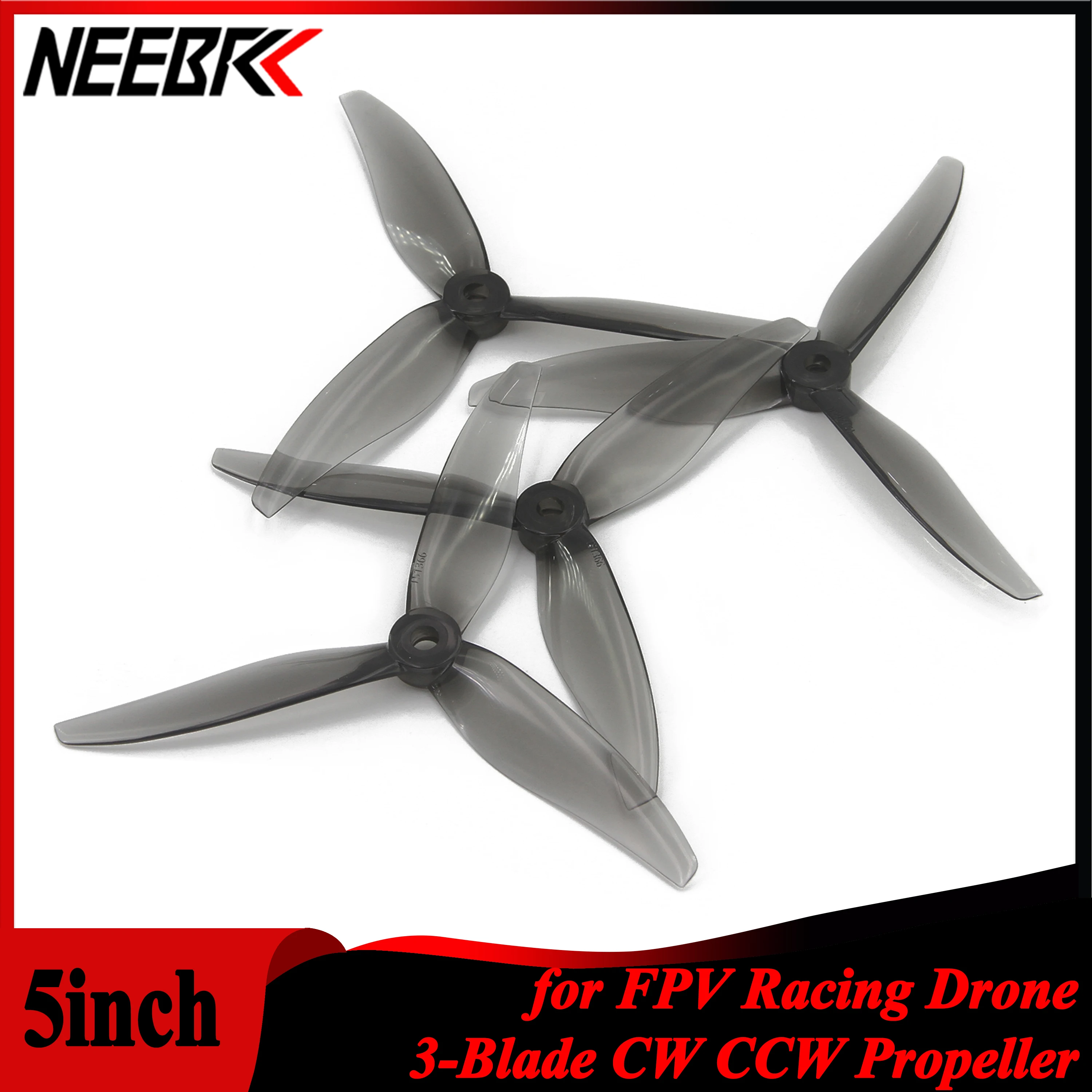 Drone Racing Propeller - NEEBRC 12 คู่ 5 นิ้ว Props