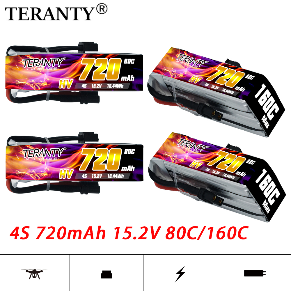 Drone Racing Battery - TERANTY 720mAh 4S 15.2V HV แบตเตอรี่ลิโป้