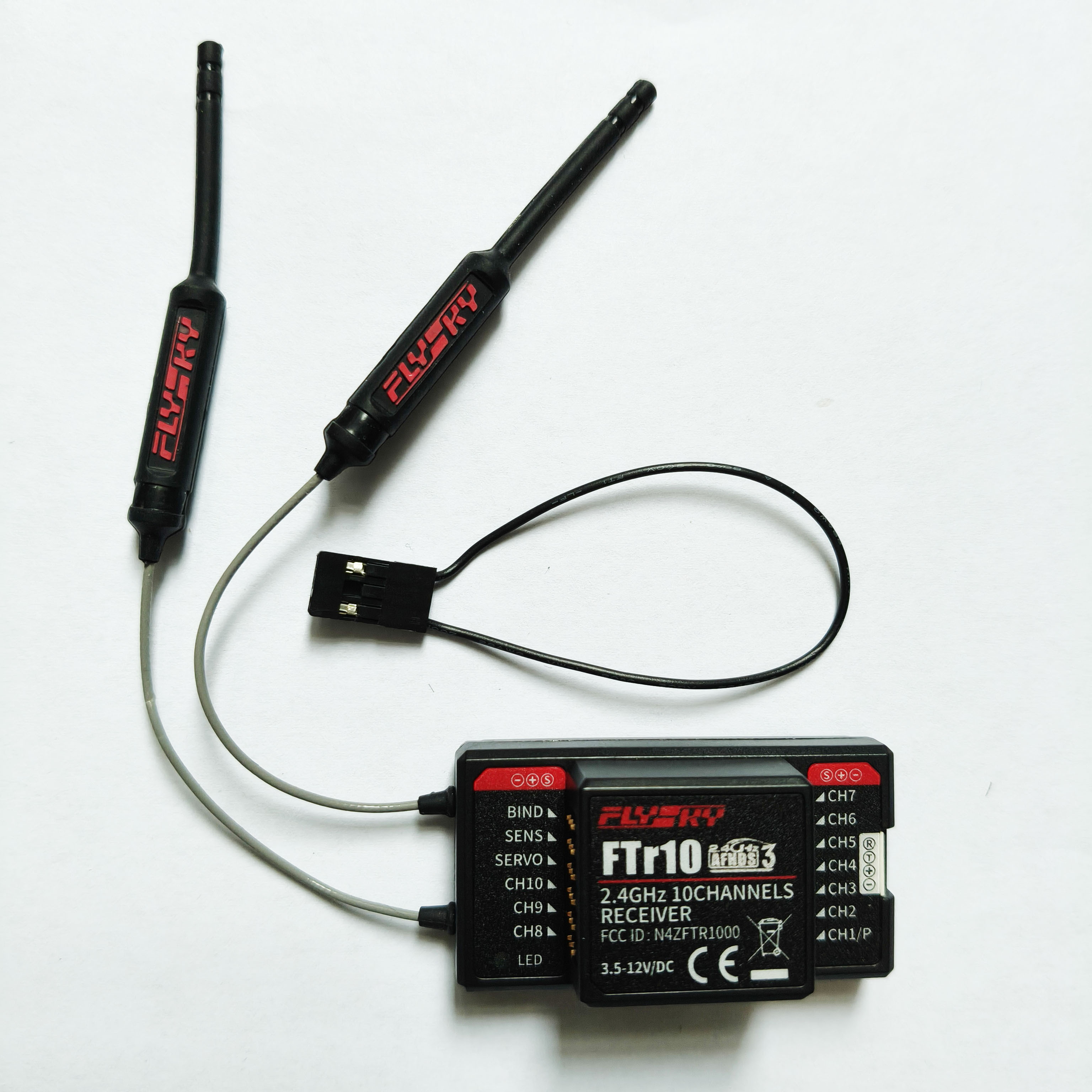 Drone Racing Receiver - FlySky FTr10 FTr16S 2.4G สองทางเสาอากาศคู่ PPM/IBUS