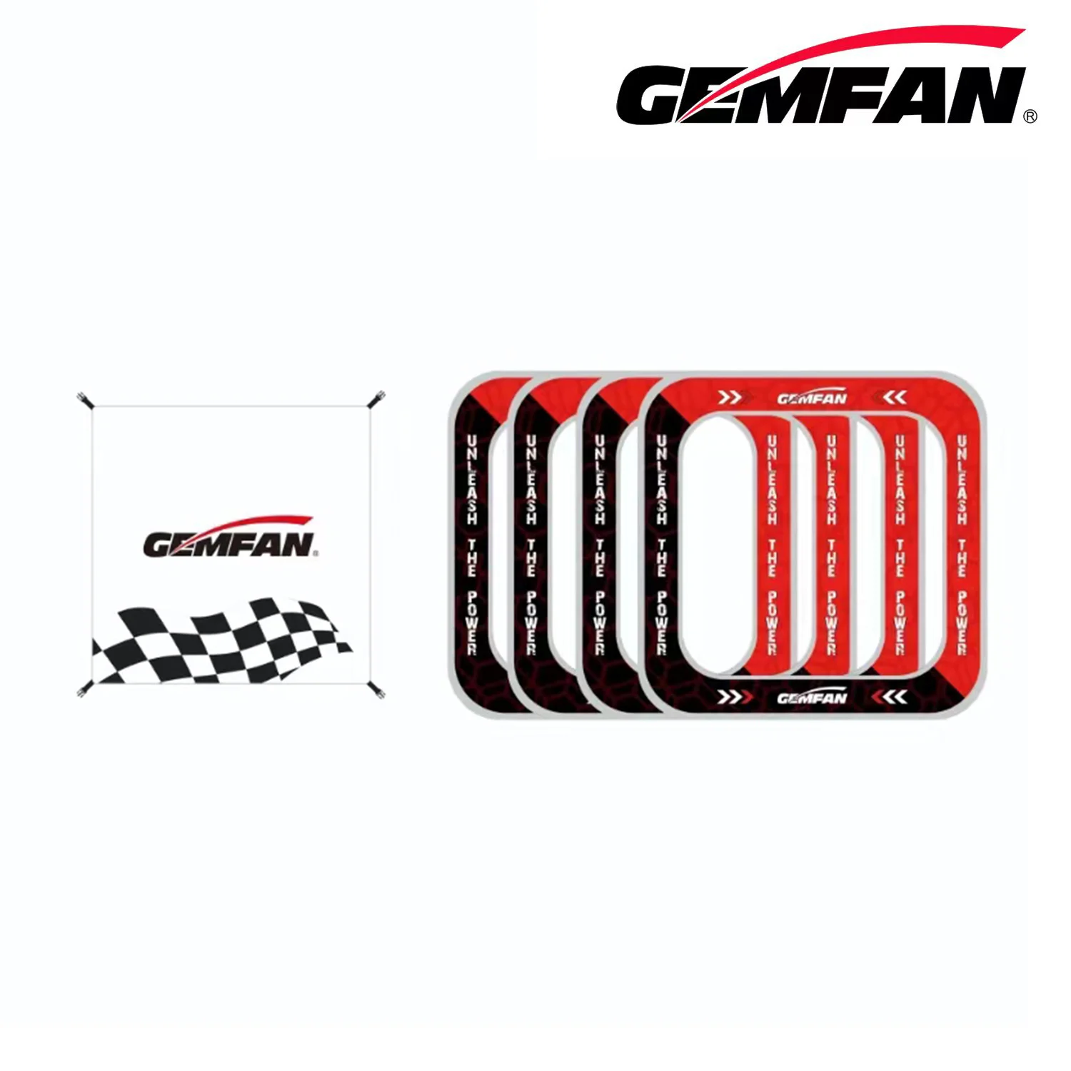 Drone Racing Flag - Gemfan ประตูแข่ง4in1แผ่นกั้นแบบถอดได้, 80X80mm ขอบสะท้อนแสงสำหรับรถแข่งกลางแจ้งฝึกการบิน