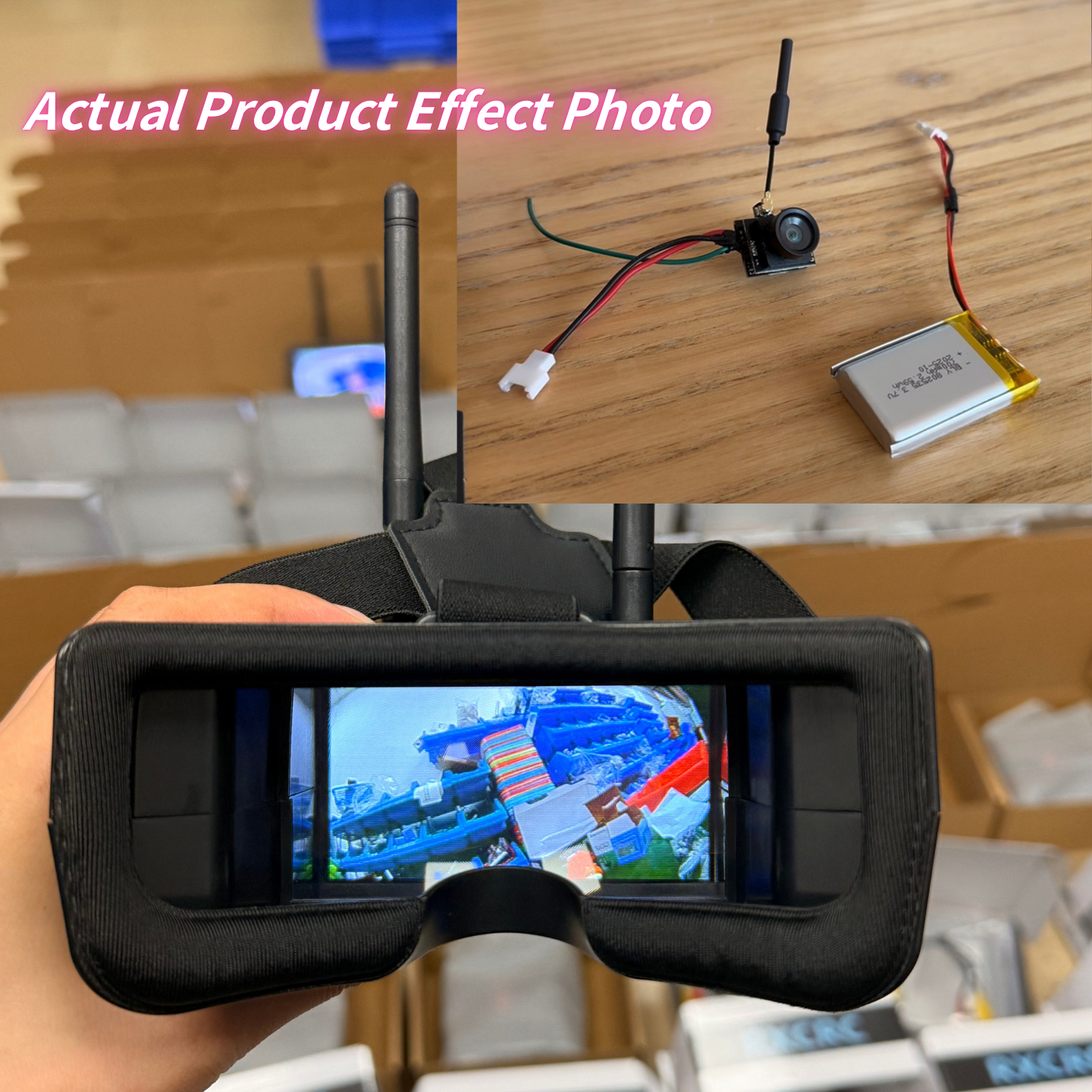 Drone Racing Receiver - กล้องส่งสัญญาณอนาล็อก SLONWAKE 5.8G VTX ออลอินวัน กำลังไฟ