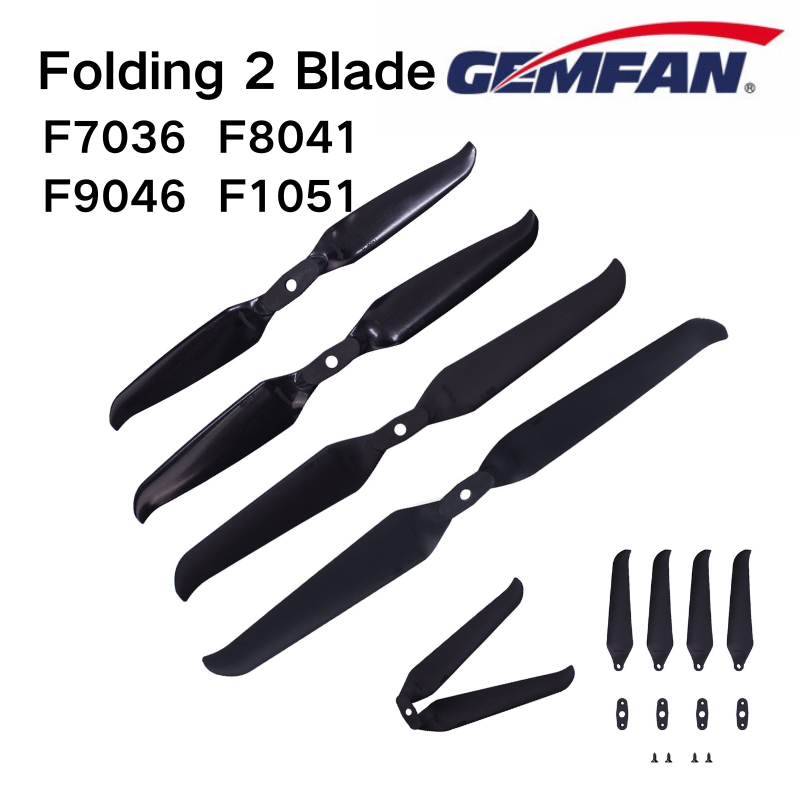 Drone Racing Propeller - พับ Prop 2 ใบมีด 7-10 นิ้ว