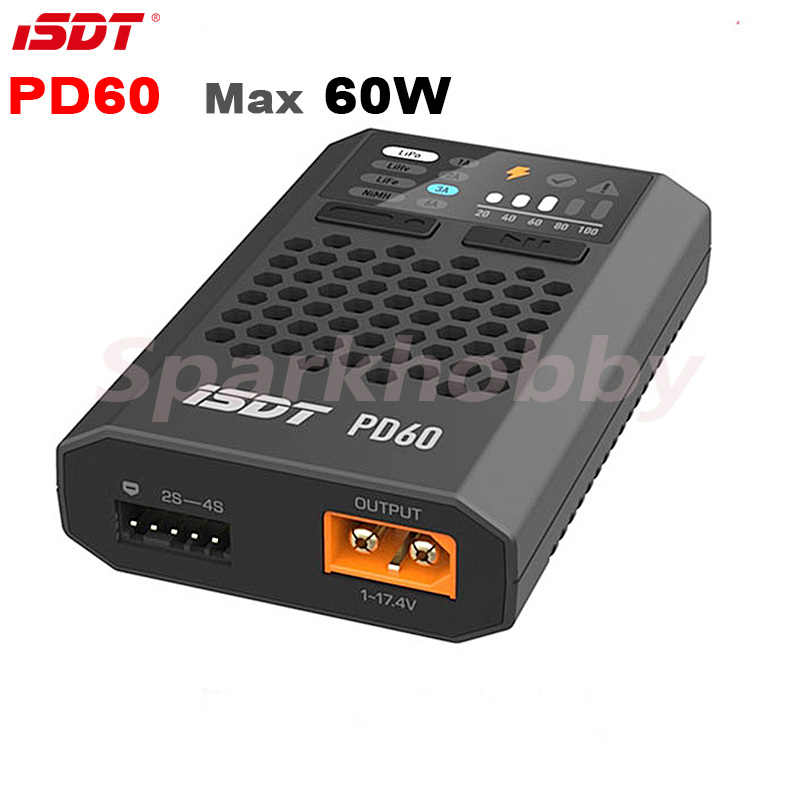 ISDT PD60S 60W 6A สมาร์ท Charg - Drone Racing Charger บทวิจารณ์และราคา