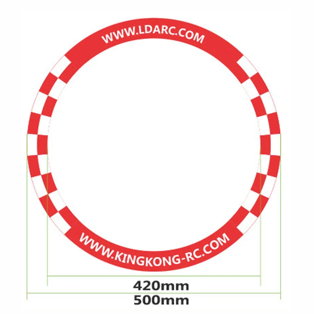 5ชิ้นLDARC 500มิลลิเมตรบินแข่ง - Drone Racing Flag บทวิจารณ์และราคา