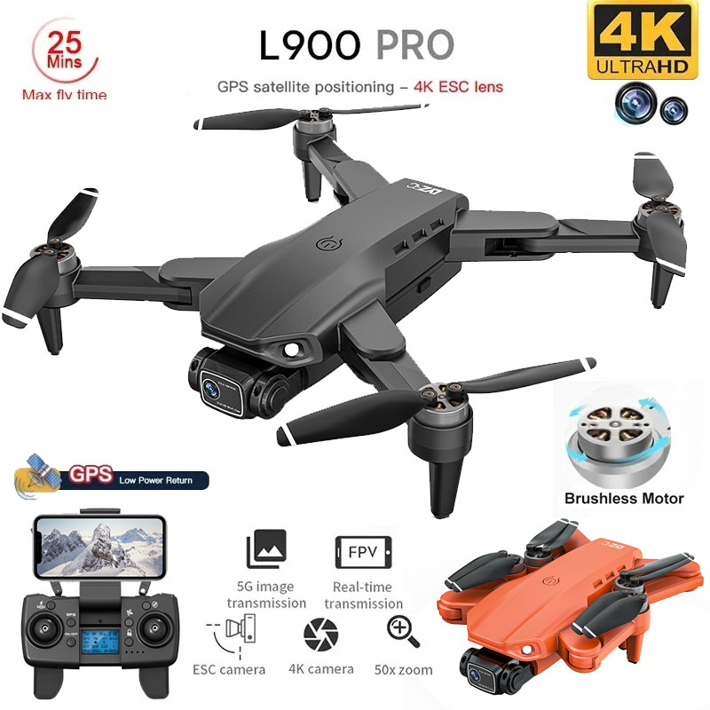 โดรน4K L900โปร GPS โดรน4K กล้อ - Drone Racing Camera บทวิจารณ์และราคา