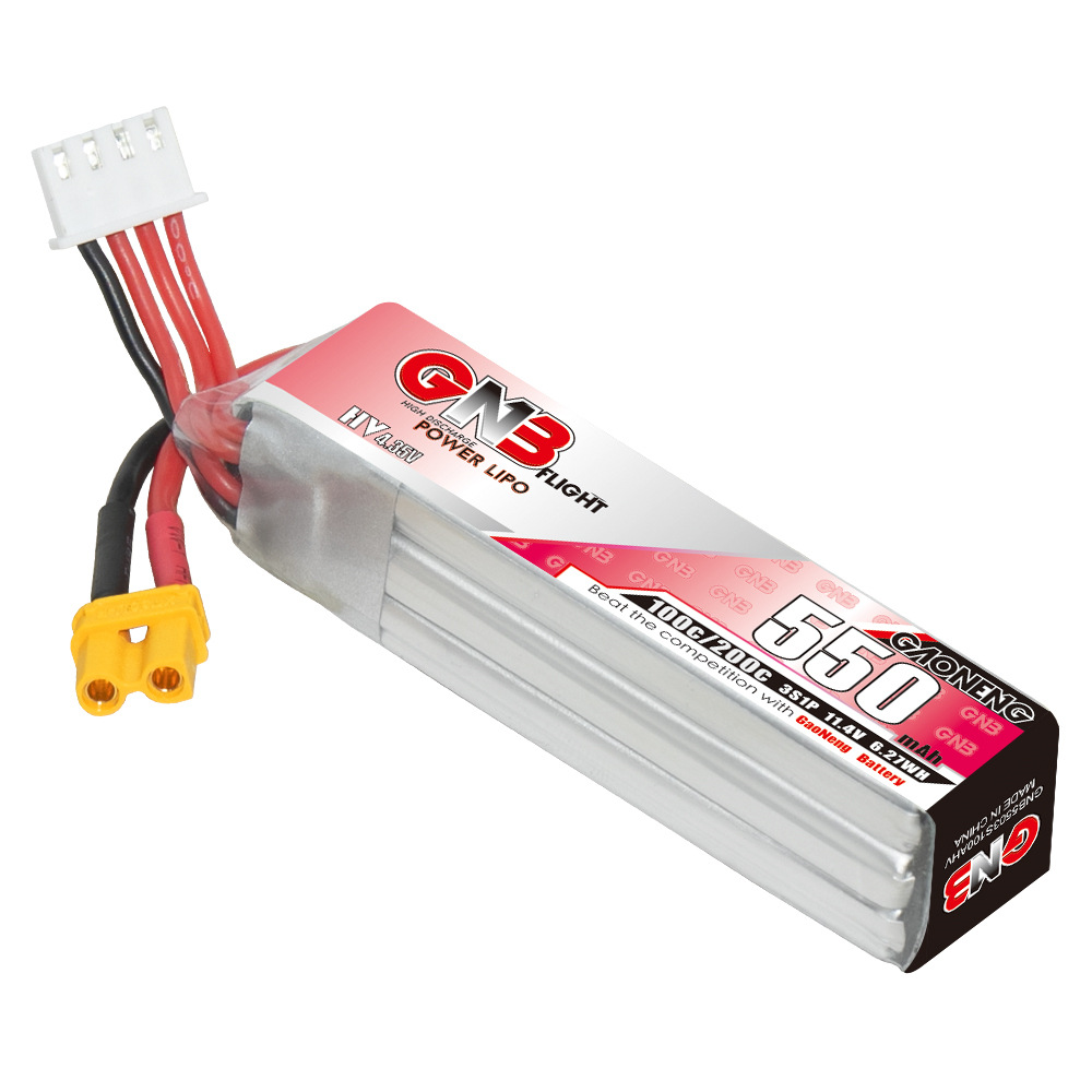GNB HV 11.4V 550mAh 100C/200C  - Drone Racing Battery บทวิจารณ์และราคา