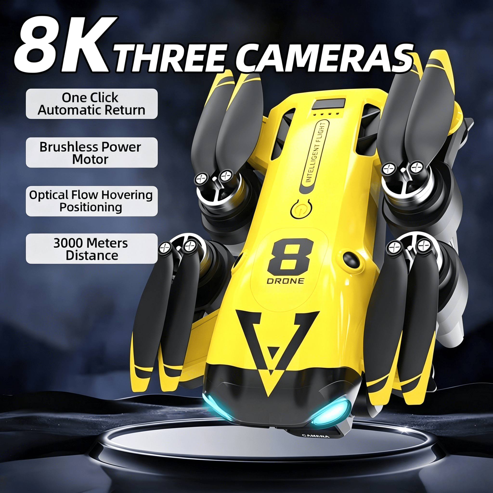 โดรนรุ่นใหม่พร้อมกล้องสามตัว,  - Drone Racing Camera บทวิจารณ์และราคา