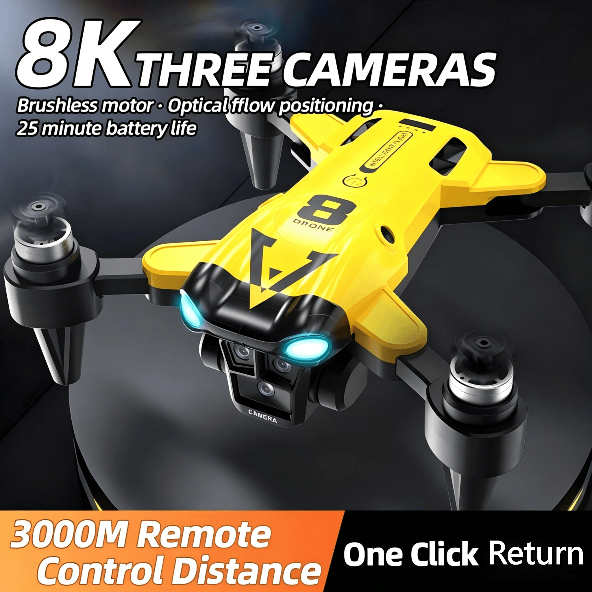 โดรนรุ่นใหม่พร้อมกล้องสามตัว,  - Drone Racing Camera บทวิจารณ์และราคา