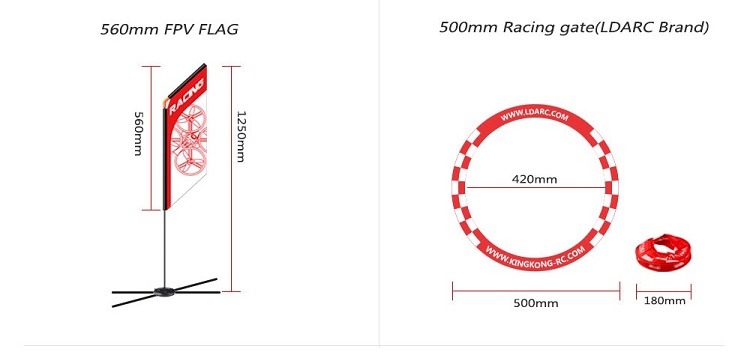 โดรน FPV Racer Flag Drone Quad - Drone Racing Flag บทวิจารณ์และราคา