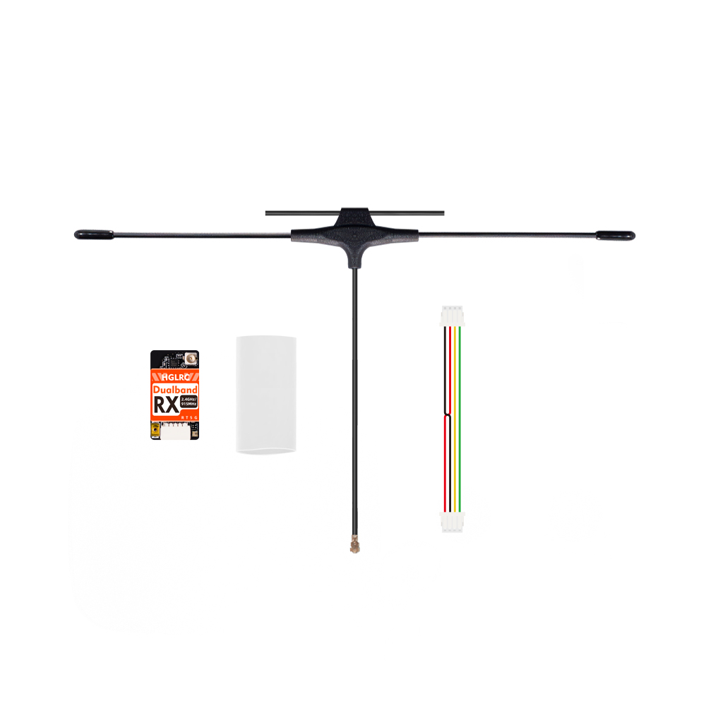 HGLRC ตัวรับสัญญาณ ELRS แบบ Du - Drone Racing Receiver บทวิจารณ์และราคา