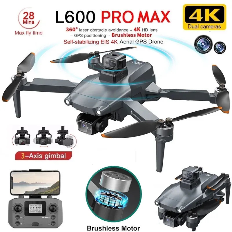 L600 PRO MAX GPS Drone Profess - Drone Racing Camera บทวิจารณ์และราคา
