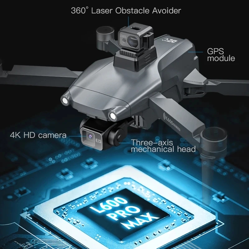 L600 PRO MAX GPS Drone Profess - Drone Racing Camera บทวิจารณ์และราคา