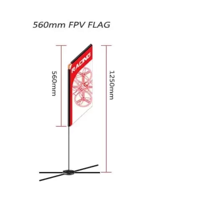 LDARC 560 มม.FPV ธงสําหรับ RC  - Drone Racing Flag บทวิจารณ์และราคา