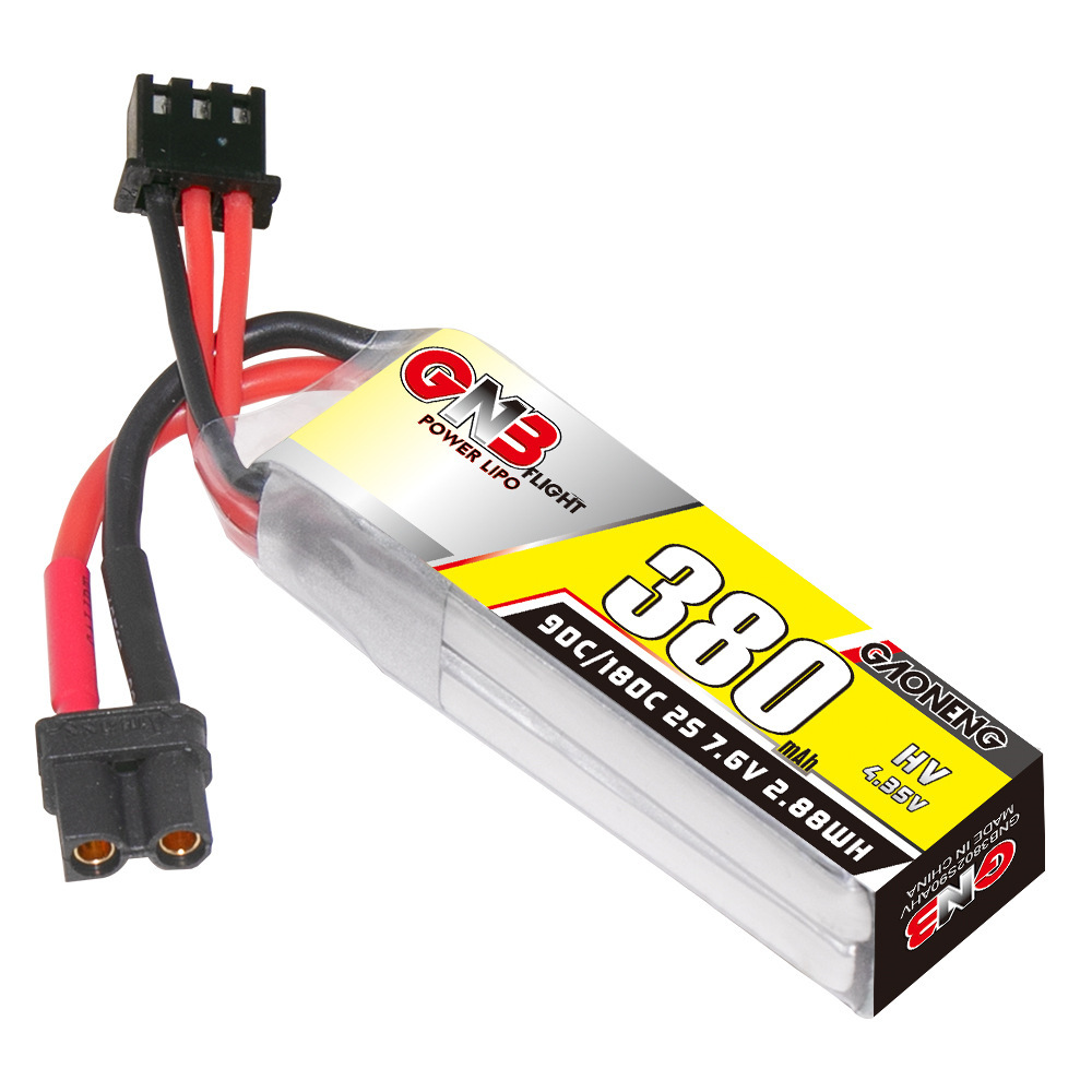 GNB 2S 7.6V 380mAh 90C/180C แบ - Drone Racing Battery บทวิจารณ์และราคา