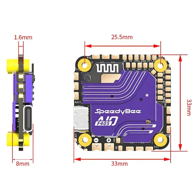 SpeedyBee F405 AIO Flight Cont - Drone Racing Flight Controller บทวิจารณ์และราคา