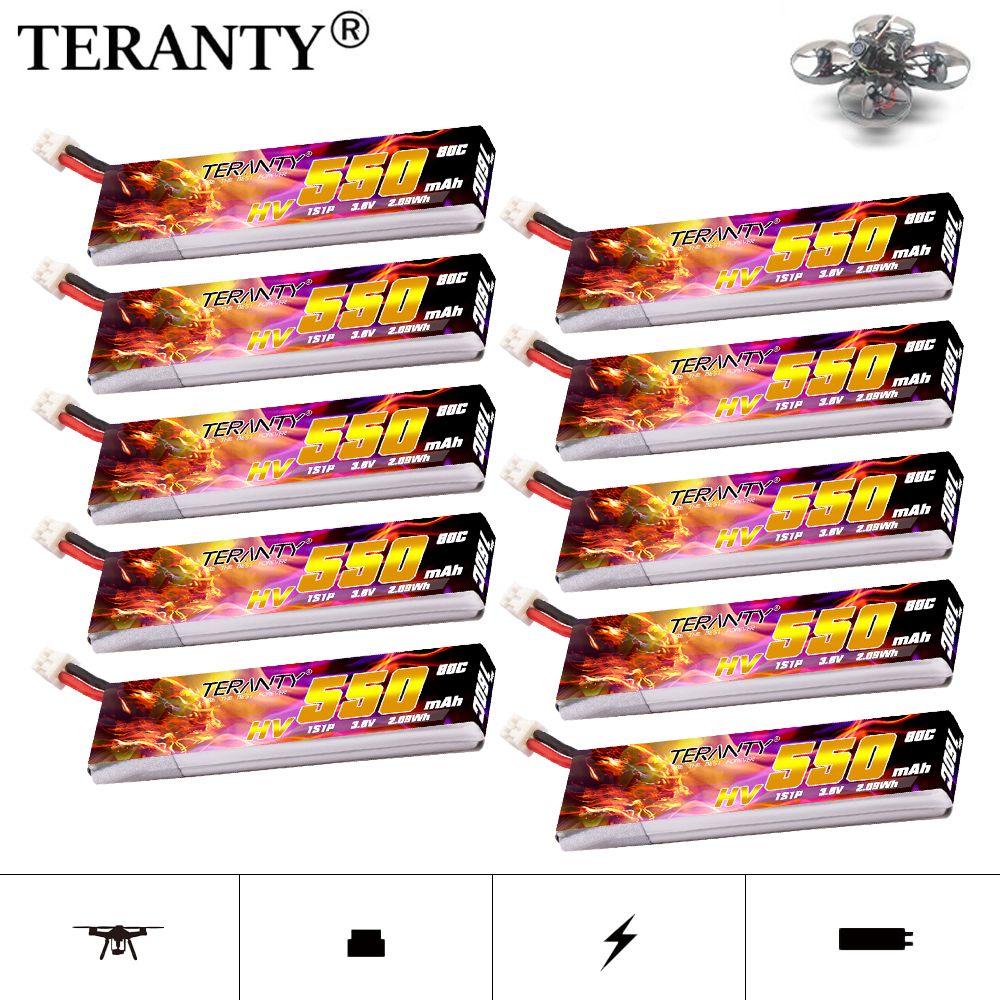 TERANTY HV 1S 3.8V 550mAh 80C/ - Drone Racing Battery บทวิจารณ์และราคา