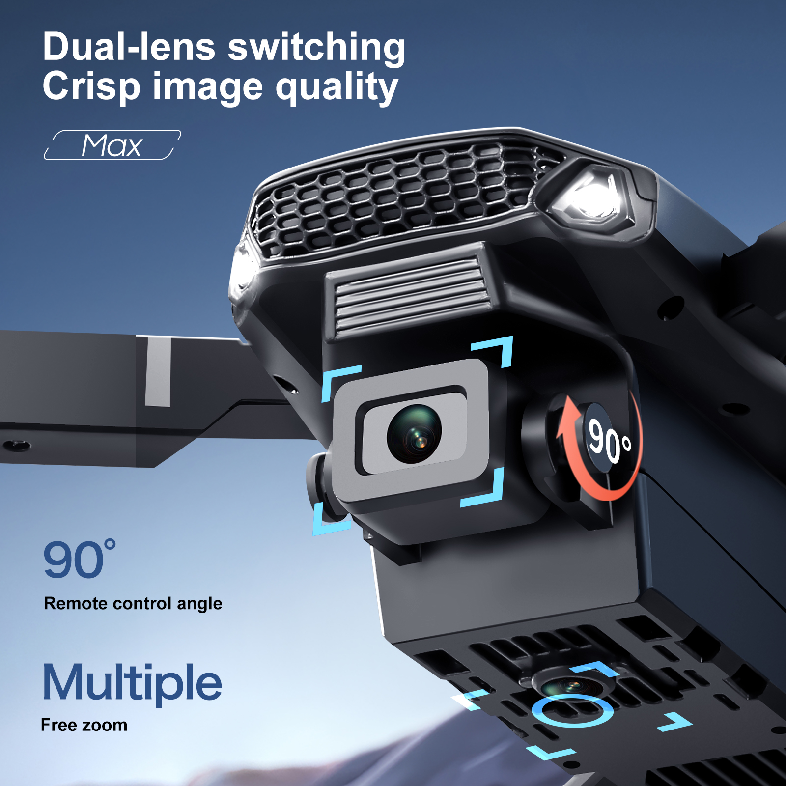 2025 ใหม่ E88 E99 อัพเกรด Dron - Drone Racing Camera บทวิจารณ์และราคา