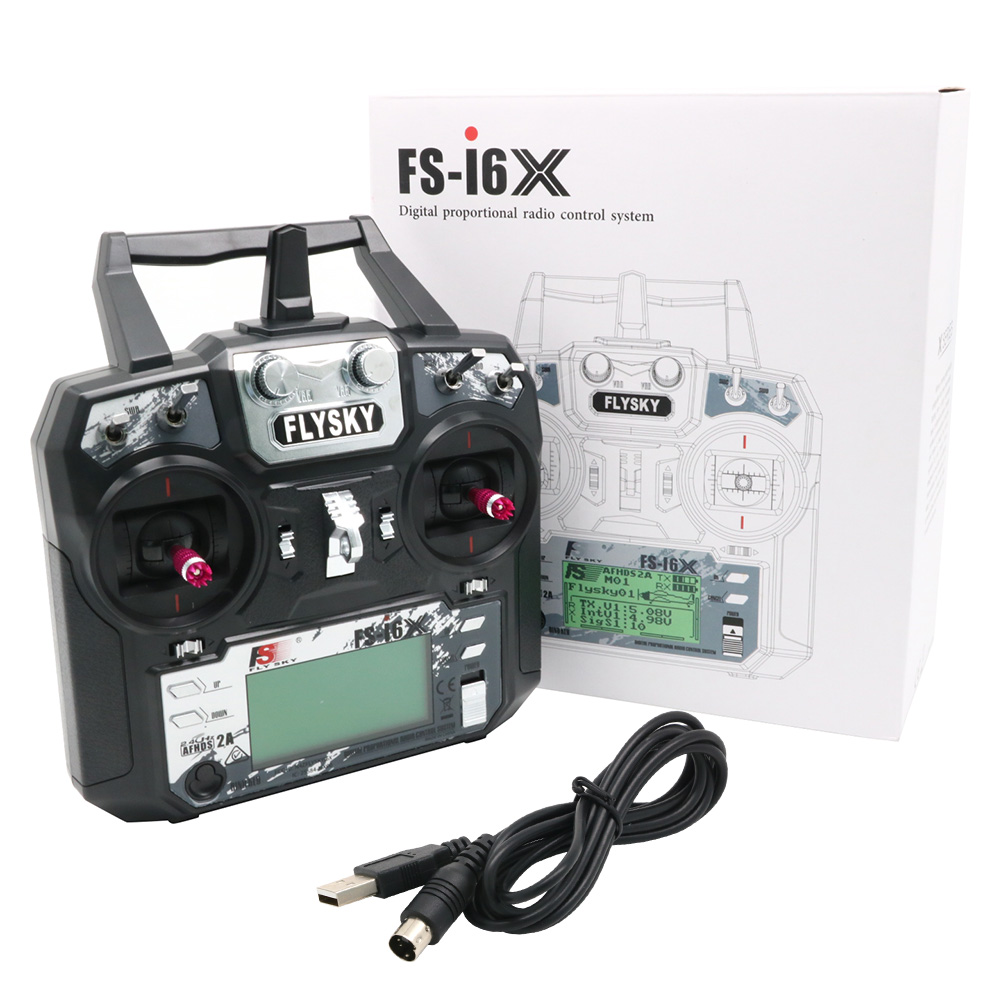 เครื่องส่งสัญญาณ FLYSKY FS-i6X - Drone Racing Transmitter บทวิจารณ์และราคา