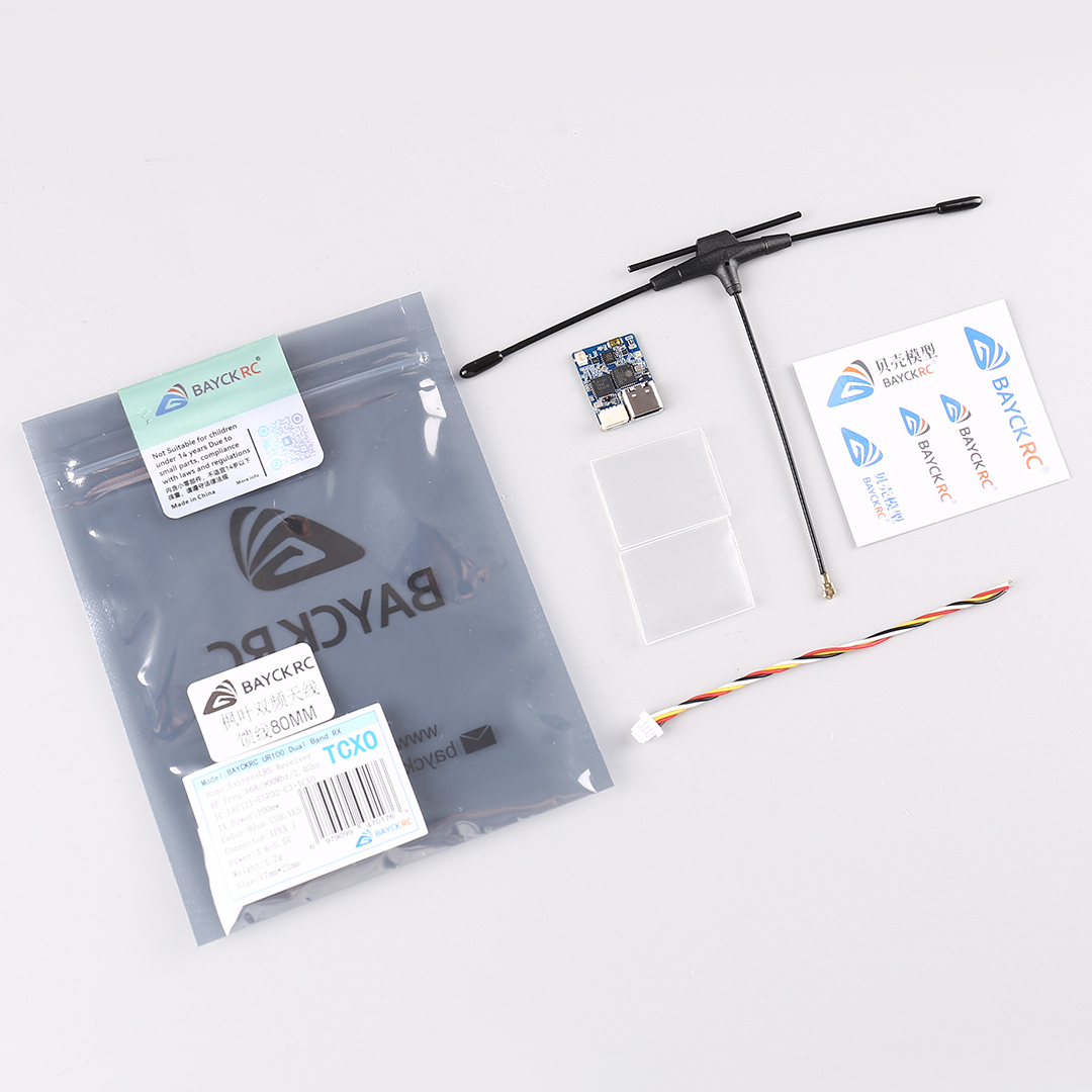BAYCKRC UR100 ExpressLRS ตัวรั - Drone Racing Receiver บทวิจารณ์และราคา