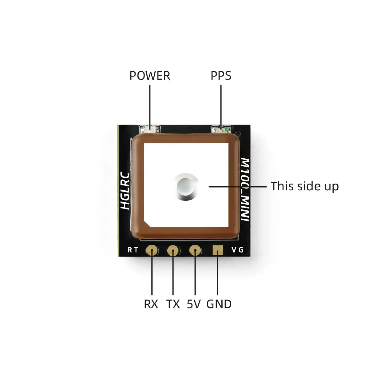 HGLRC M100 มินิ GPS โมดูล M10  - Drone Racing Antenna บทวิจารณ์และราคา