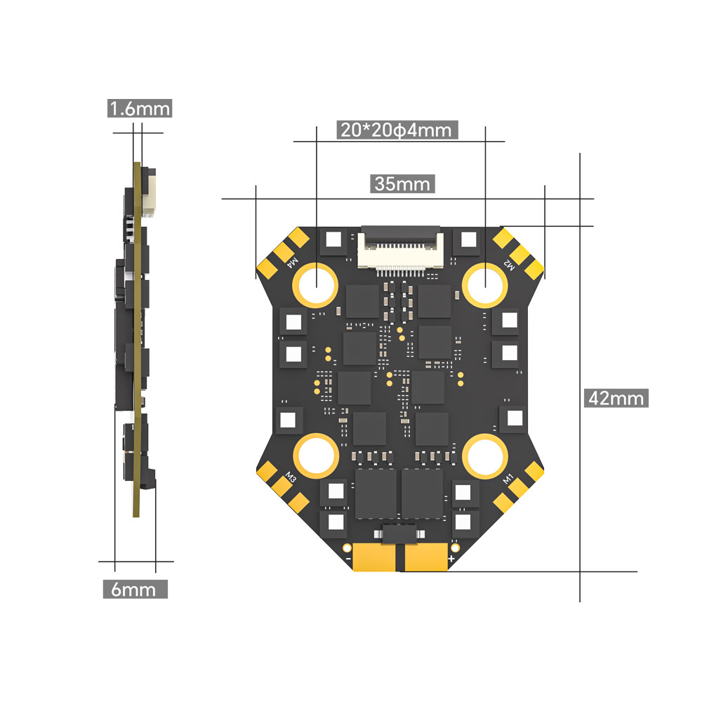 ชุดควบคุมการบิน iFlight Borg F - Drone Racing Flight Controller บทวิจารณ์และราคา