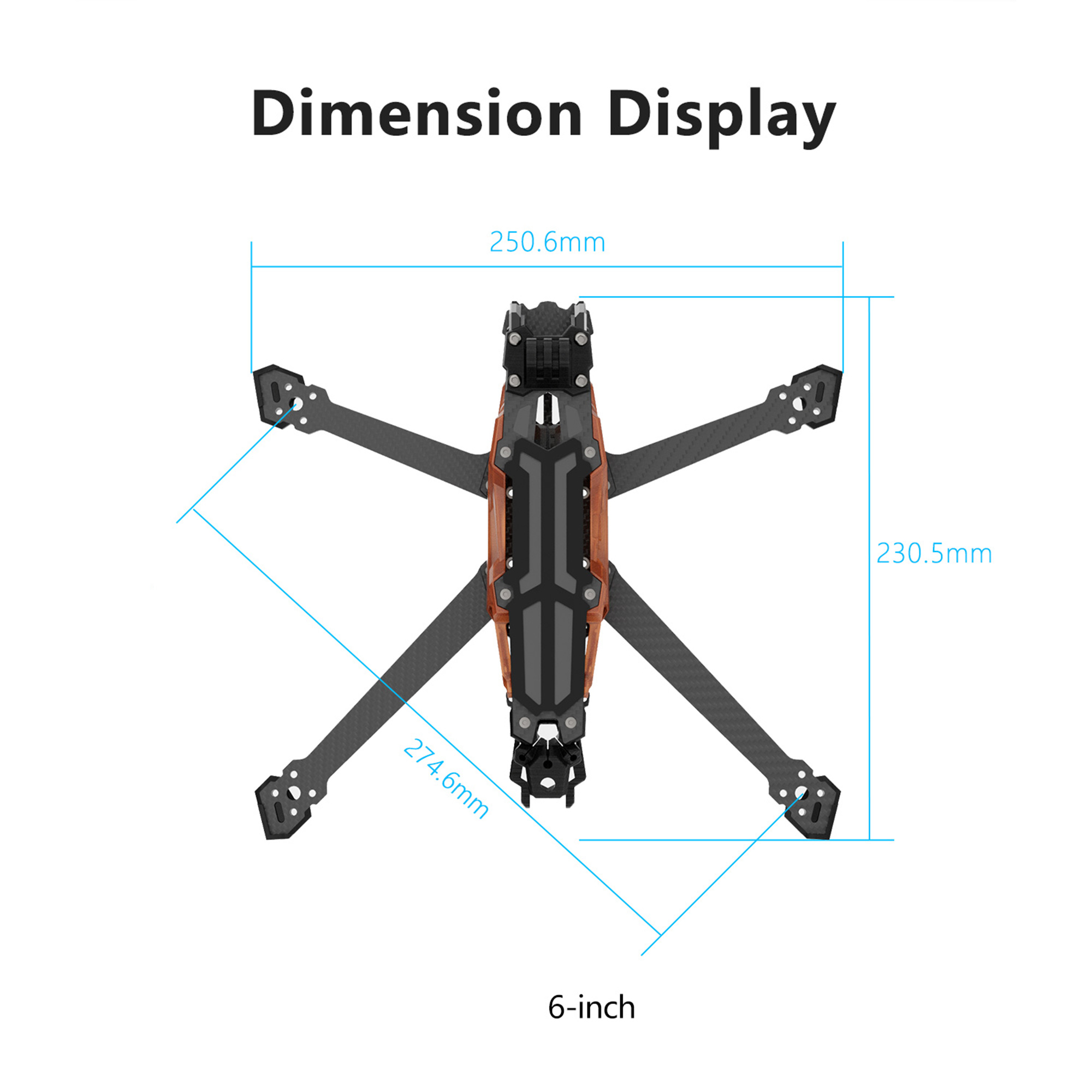 GEPRC GEP-Vapor-D5 D6 O4 Pro ค - Drone Racing Frame บทวิจารณ์และราคา