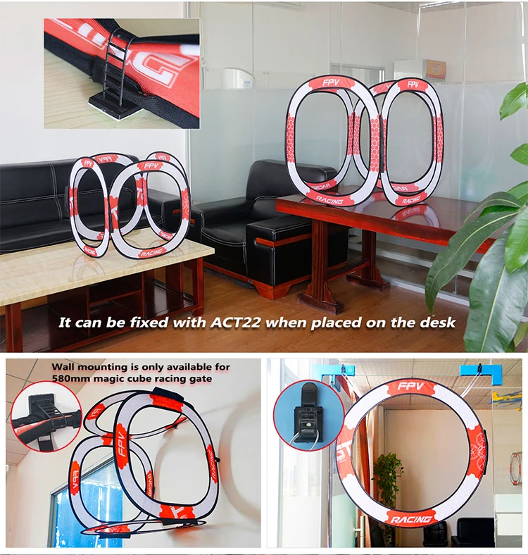 LDARC 765 มม.วงกลม Race Gate ส - Drone Racing Flag บทวิจารณ์และราคา