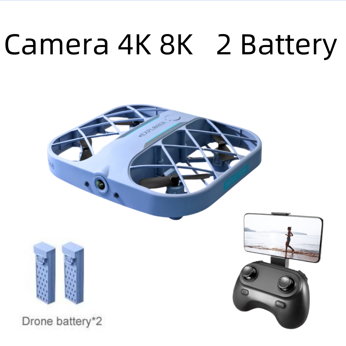 โดรน JJRC H107 FPV RC พร้อมแบต - Drone Racing Camera บทวิจารณ์และราคา